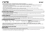 Preview for 8 page of Marta MT-4567 User Manual