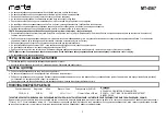 Preview for 9 page of Marta MT-4567 User Manual