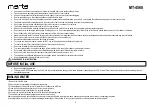 Preview for 5 page of Marta MT-4568 User Manual