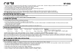 Предварительный просмотр 7 страницы Marta MT-4568 User Manual