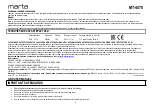 Preview for 4 page of Marta MT-4570 User Manual