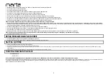 Preview for 9 page of Marta MT-4604 User Manual