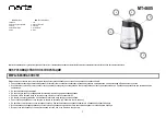 Предварительный просмотр 2 страницы Marta MT-4605 User Manual