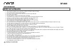 Preview for 5 page of Marta MT-4605 User Manual