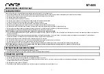 Preview for 7 page of Marta MT-4605 User Manual