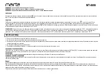 Preview for 4 page of Marta MT-4606 User Manual