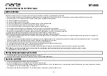 Preview for 10 page of Marta MT-4606 User Manual