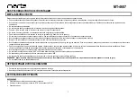 Preview for 3 page of Marta MT-4607 User Manual