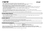 Preview for 9 page of Marta MT-4607 User Manual