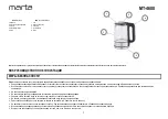 Preview for 2 page of Marta MT-4608 User Manual