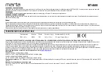 Preview for 4 page of Marta MT-4608 User Manual