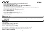 Preview for 6 page of Marta MT-4609 User Manual
