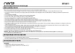Preview for 3 page of Marta MT-4611 User Manual