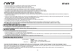 Preview for 10 page of Marta MT-4619 User Manual