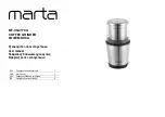 Preview for 1 page of Marta MT-CG2179A User Manual