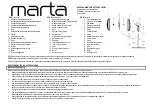 Preview for 1 page of Marta MT-FN2532 User Manual