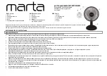 Предварительный просмотр 1 страницы Marta MT-FN2533 User Manual