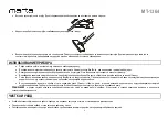 Предварительный просмотр 4 страницы Marta MT1364 User Manual