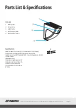 Preview for 6 page of Martec ATLAS MLSA503MS Instruction Manual