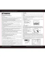 Martec MBHL1000W Installation Instructions preview