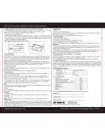 Preview for 2 page of Martec MBHL1000W Installation Instructions