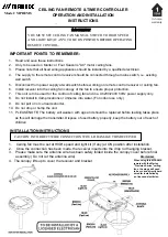 Preview for 1 page of Martec MPREMS Operation And Installation Instructions