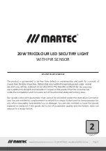 Preview for 3 page of Martec Patrol MLXP34520MS Instruction Manual