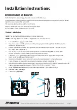 Preview for 6 page of Martec Sonar MLXS34510M Instruction Manual