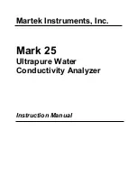 Предварительный просмотр 1 страницы Martek Instruments Mark 25 Instruction Manual