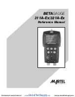 Предварительный просмотр 1 страницы Martel 311A-Ex Reference Manual