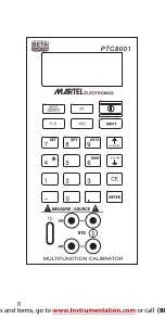 Предварительный просмотр 10 страницы Martel Beta PTC8001 User Manual