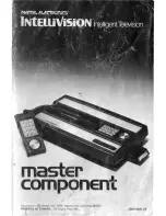 Martel Intellivision Master Component Manual preview