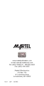 Preview for 28 page of Martel MC1000 Manual