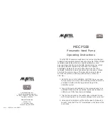 Preview for 1 page of Martel MECP500 Operating Instructions