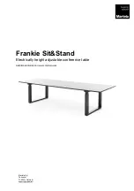 Preview for 12 page of Martela Frankie Sit&Stand User Manual