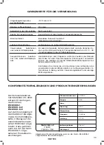 Preview for 39 page of Martellato 20-4000 Use And Maintenance Handbook