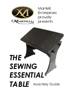 Martelli THE SEWING ESSENTIAL TABLE Assembly Manual preview