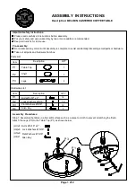 Предварительный просмотр 1 страницы Martha Stewart BELDEN CASTERED Assembly Instructions