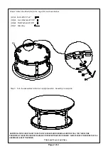 Предварительный просмотр 2 страницы Martha Stewart BELDEN CASTERED Assembly Instructions