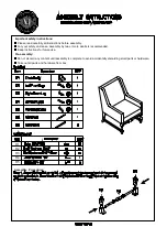 Martha Stewart Bleden Accent Chair Assembly Instructions предпросмотр