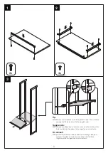 Предварительный просмотр 2 страницы Martha Stewart CALIFORNIA CLOSETS SHOE SHELF 14" DEEP Installation Manual