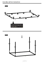 Предварительный просмотр 2 страницы Martha Stewart G78101 Assembly And Care Instructions