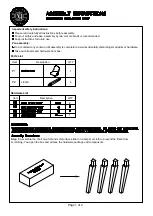 Martha Stewart HOLLS Assembly Instructions предпросмотр