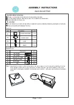 Martha Stewart Jayco Accent Chair Assembly Instruction предпросмотр