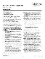 Martha Stewart MTS-TJ16E Operator'S Manual preview