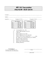 Предварительный просмотр 20 страницы Marti RPT-30 User Manual