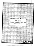 Предварительный просмотр 1 страницы Marti STL-15C Instruction Manual