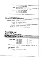 Предварительный просмотр 6 страницы Marti STL-15C Instruction Manual