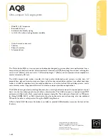 Martin Audio AQ8 Technical Specifications preview