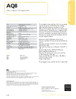 Preview for 5 page of Martin Audio AQ8 Technical Specifications